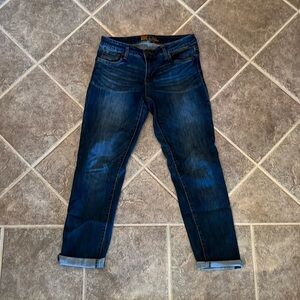 Kut from the Kloth women's cuffed jeans size 6, boyfriend jean, stretchy